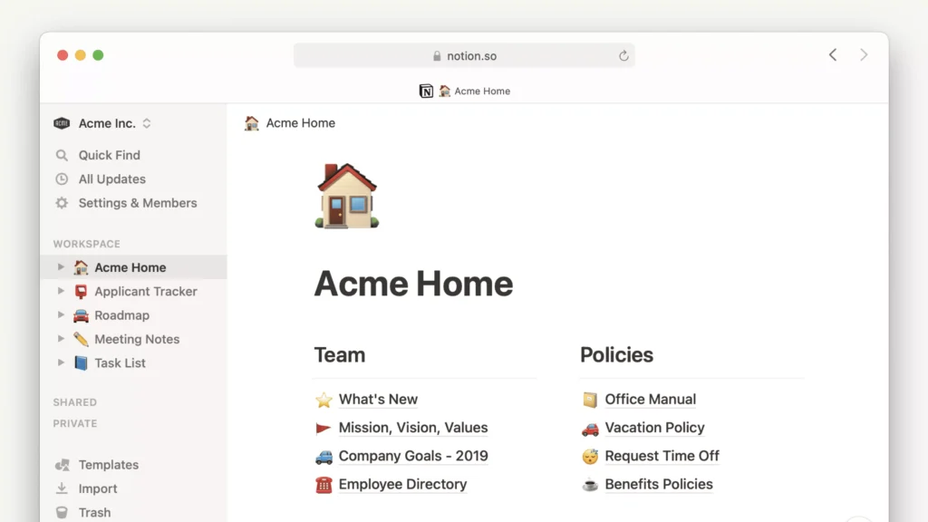 Notion Best Productivity Apps (Android & iPhone)
