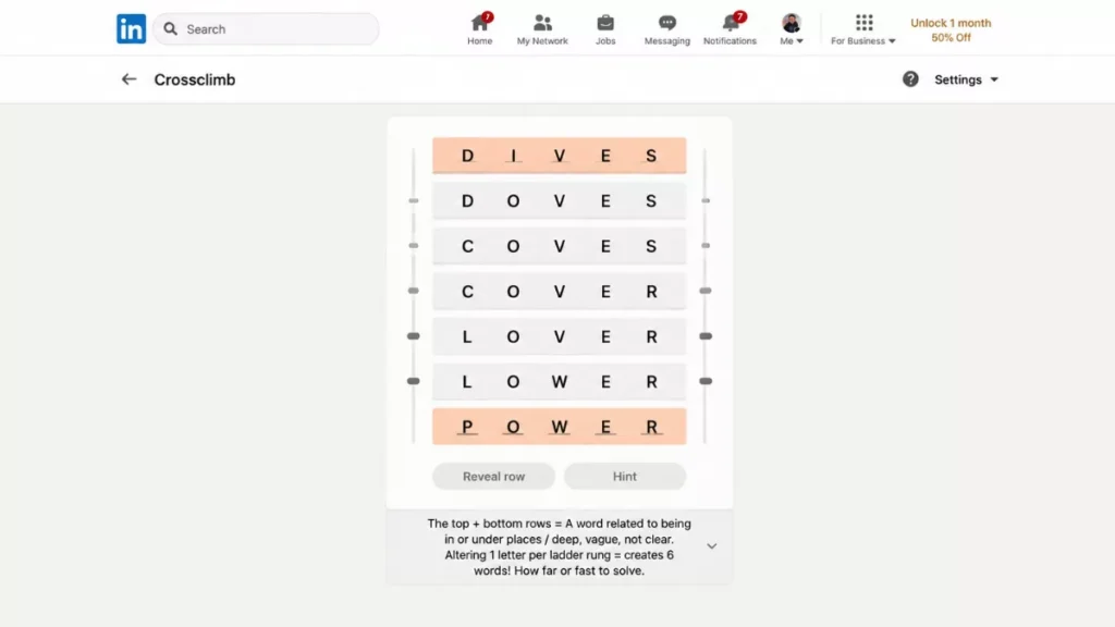 All LinkedIn Games Answers Today May 31, 2026 15 The Crossclimb puzzle answer today