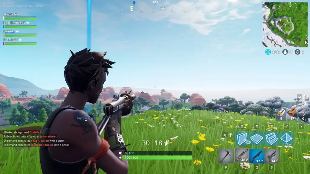 Fortnite gameplay