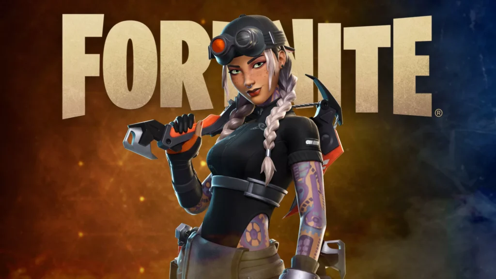 Fortnite character holding a weapon