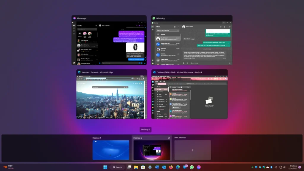 Create and Manage Multiple Desktops