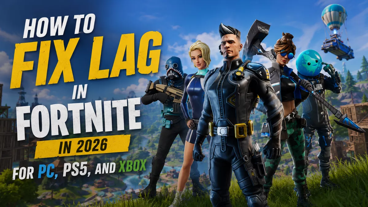 How to Fix Lag in Fortnite in 2026 across PC, PS5, and Xbox