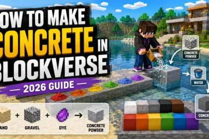 How to Make Concrete in Minecraft