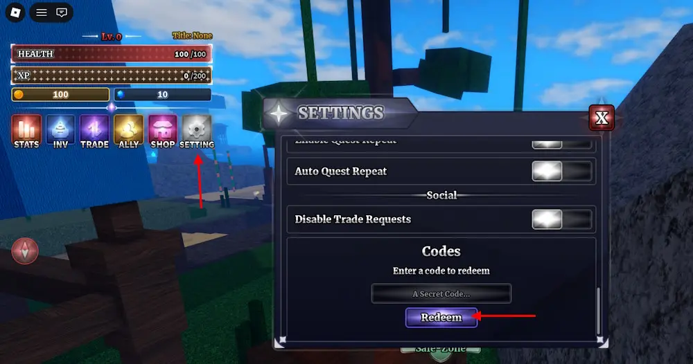 How to Redeem Sailor Piece Codes