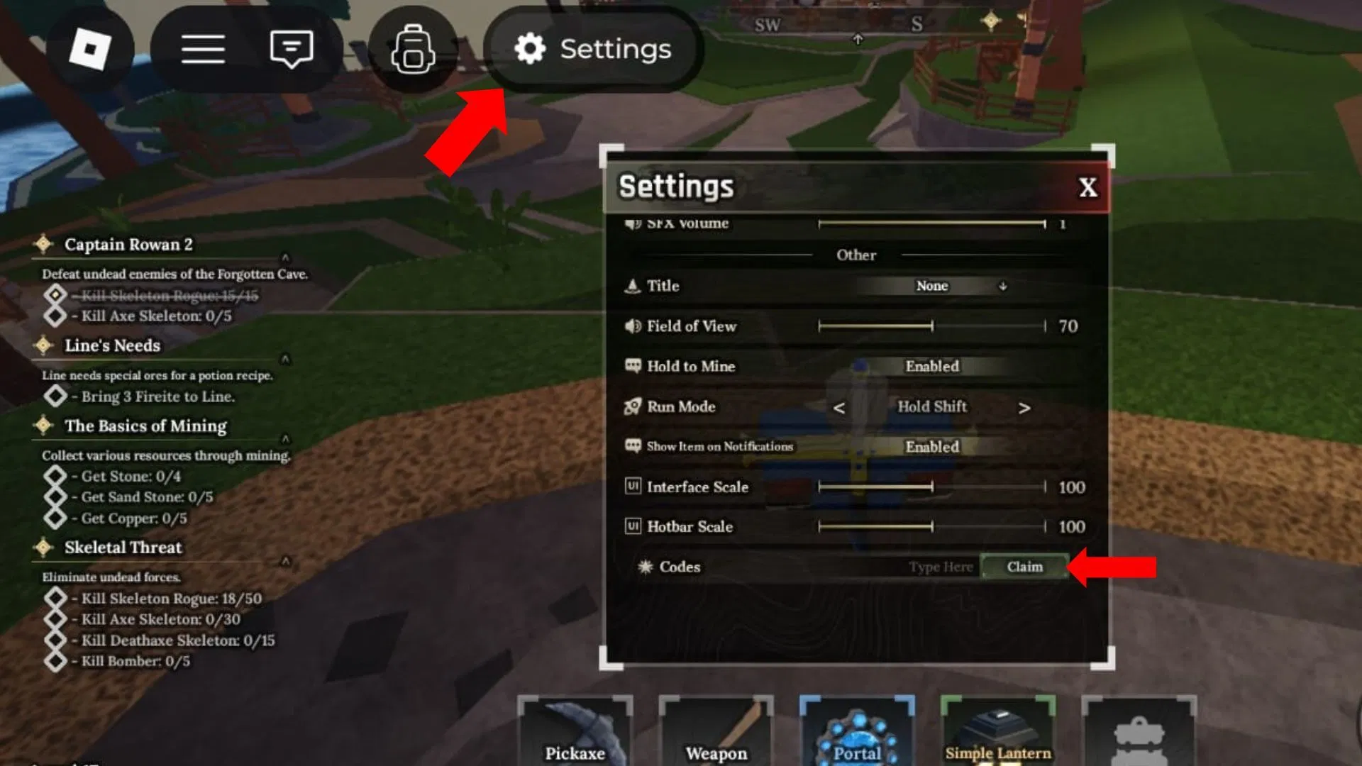 How to Redeem The Forge Codes