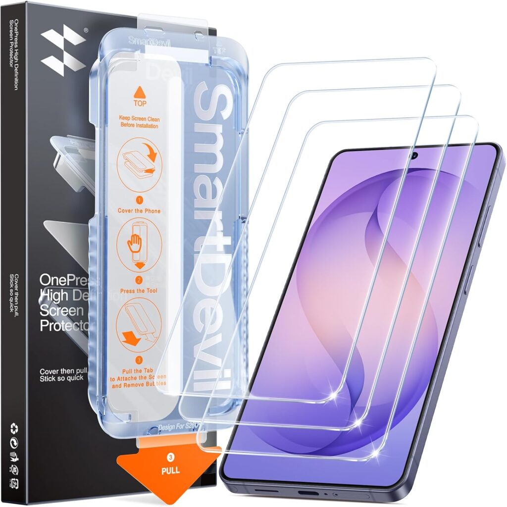Best Samsung Galaxy S26 Ultra Screen Protectors I Tested in 2026 9 SMARTDEVIL 3 Pack Galaxy S26 Ultra Screen Protector