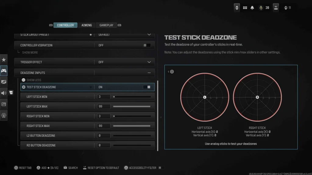 Deadzone Settings Explained