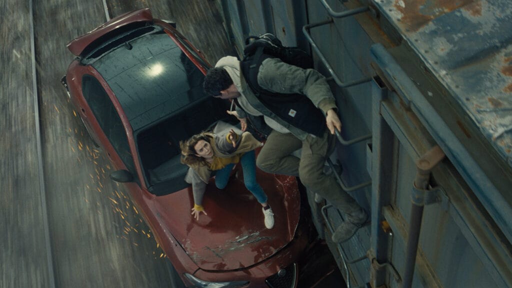 A still from Steven Spielberg's Disclosure Day