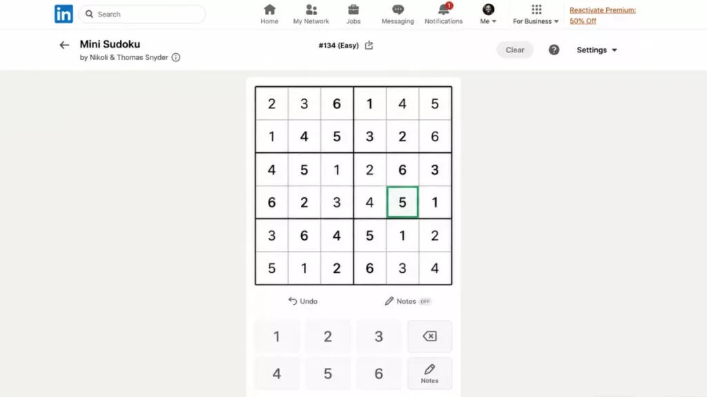All LinkedIn Games Answers Today June 1, 2026 18 The Mini Sudoku Answers Today June 1, 2026