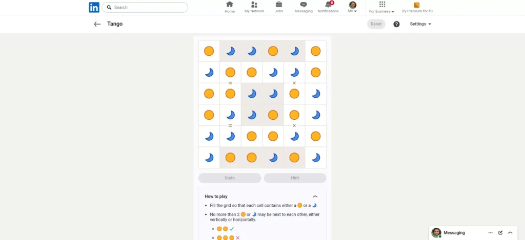 All LinkedIn Games Answers Today June 9, 2026 18 Tango puzzle answer today June 9, 2026