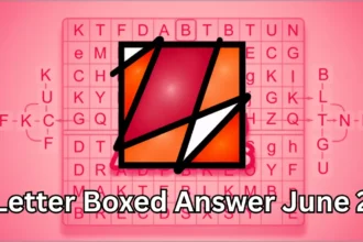 Letter Boxed Answer​ Today June 2, 2026