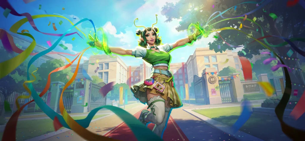 Marvel Rivals Mandy Celestine Mantis Skin Smurfing