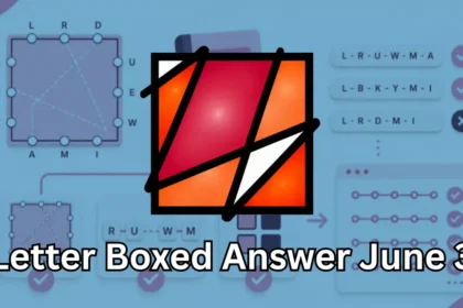 Letter Boxed Answers June 3, 2026