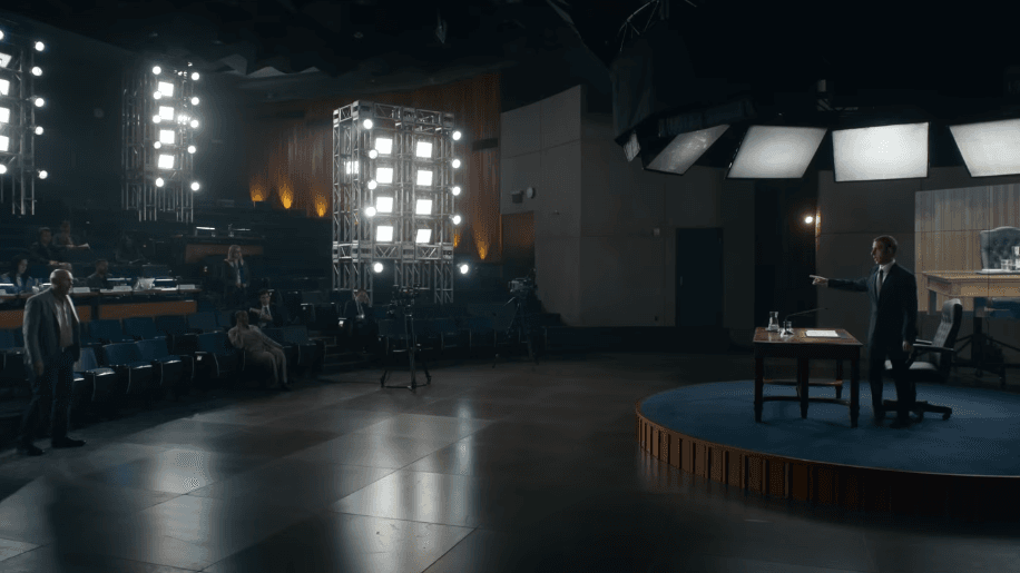 The Social Reckoning Trailer: Jeremy Strong Replaces Jesse Eisenberg in Aaron Sorkin's Sequel 4 A still from The Social Reckoning