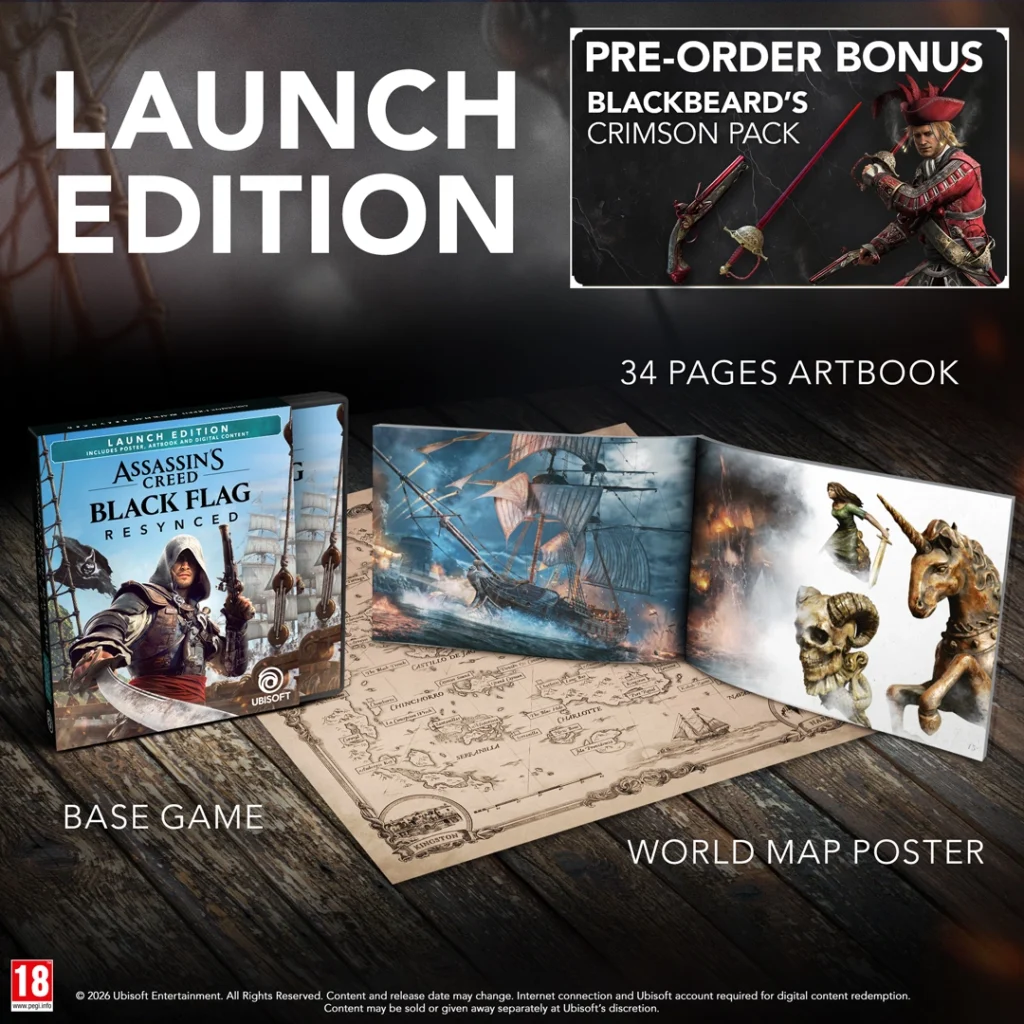 Assassin's Creed Black Flag Resynced Launch Edition.