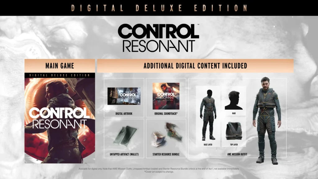 Control Resonant Digital Deluxe Edition bonuses.