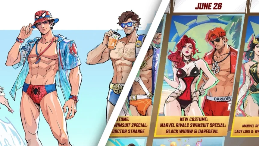 marvel rivals summer skins thumbnails
