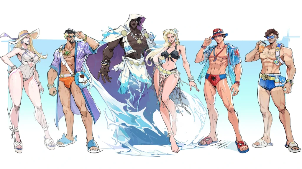 Marvel Rivals summer-themed skins for Summer Festival Event 2026.